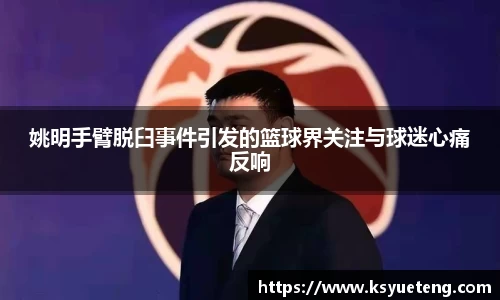 姚明手臂脱臼事件引发的篮球界关注与球迷心痛反响
